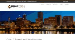 Desktop Screenshot of boldtechsolutions.com