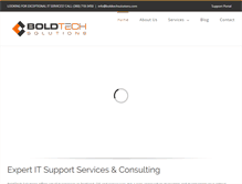 Tablet Screenshot of boldtechsolutions.com
